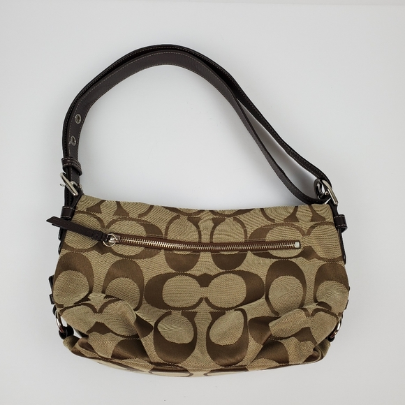 Coach Handbags - Coach Brown Signature Hobo Bag